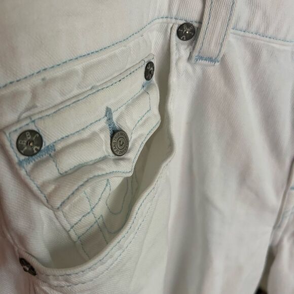 True Religion White Men's Jean Shorts 36 - Picture 12 of 16